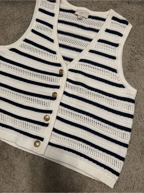 Dress clothes lot - M Loft vest, Size 6 Tommy pants and PM Loft Blouse